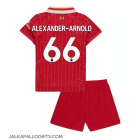 Liverpool Alexander-Arnold #66 Koti Peliasu Lasten 2024-25 Lyhythihainen (+ Lyhyet housut)